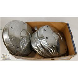 SET OF 4 VINTAGE HUBCAPS