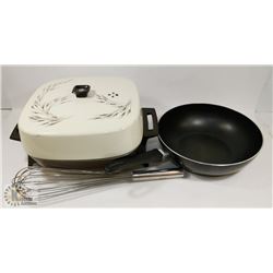 GE ELECTRIC FRYING PAN, 11" FRYING PAN