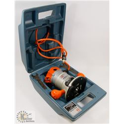 BLACK AND DECKER ROUTER IN BLUE CASE