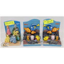3D DISNEY PIXAR BOOKENDS - NEMO AND 1 DISNEY