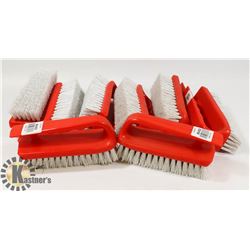 LOT OF 5 SOFT WHEEL BODY BRUSHES