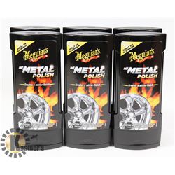 CASE OF 6 MEGUIARS ALL METAL POLISH