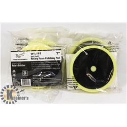 CASE OF 6 MEGUIARS SOFT BUFF POLISHING PADS