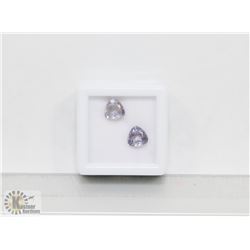 #28-MATCHING PAIR EARRING PURPLE ALEXANDRITE 3.2 C