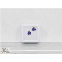 #30-MATCHING PAIR EARRING BLUE SAPPHIRE 2.0 CT