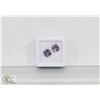 Image 1 : #29-MATCHING PAIR EARRING PURPLE ALEXANDRITE 4.0 C