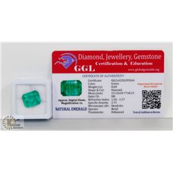#9-GENUINE GREEN EMERALD GEMSTONE 13.15 CT