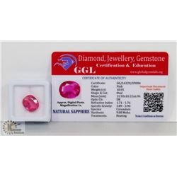 #3-GENUINE PINK SAPPHIRE GEMSTONE 10.05 CT