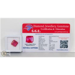 #13-GENUINE PINK SAPPHIRE GEMSTONE 8.15 CT