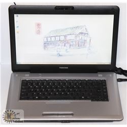 TOSHIBA SATELLITE WIN 7 PRO LAPTOP WITH AC ADAPTER