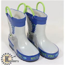 CHILDREN'S RUBBER BOOTS SIZE 5