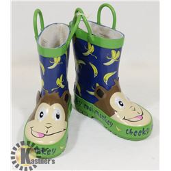 CHILDREN'S RUBBER BOOTS SIZE 5