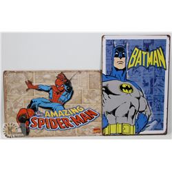 LOT OF TWO NEW! 12" X 8" METAL SIGNS