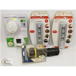 FLAT OF NEW! PRODUCT INCLUDING FLASHLIGHT,