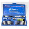 Image 1 : WESTWARD 42 PC 1/4 DRIVE SOCKET WRENCH SET