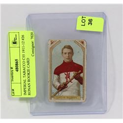 IMPERIAL TOBACCO C55 1911-12 #26 RONAN ROOKIE CARD