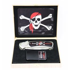 NEW KNIFE AND LIGHTER BOXED SET.