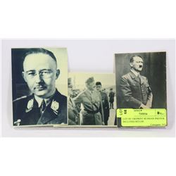 LOT OF 3 REPRINT RUSSIAN PHOTOS INCLUDES HITLER