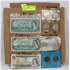 Image 1 : LOT OF MOSTLY CANADIAN CURRENCY.