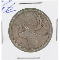 KEY DATE 1938 CANADIAN GVI 25 CENT COIN