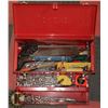 Image 1 : RED INTERNATIONAL TOOL BOX FILLED W/ TOOLS