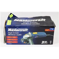 MASTERCRAFT 4-1/2" 7 AMP ANGLE GRINDER