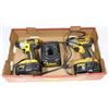 Image 1 : LOT OF 2 DEWALT 18V IMPACT DRIVER WITH BATTERIES