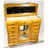 Image 1 : LARGE WOODEN MUSICAL JEWELLERY CABINET.