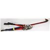 Image 1 : 18" BOLT CUTTERS, 24" BOLT CUTTERS & A LARGE PRY