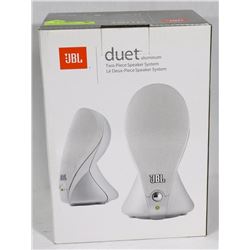 NEW JBL DUET ALUMINUM 2 PIECE SPEAKER SYSTEM