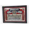 Image 1 : MIRRORED BUDWEISER ADVERTISEMENT SIGN