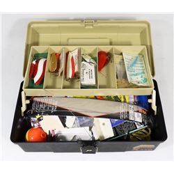 FISHING TACKLE BOX FULL