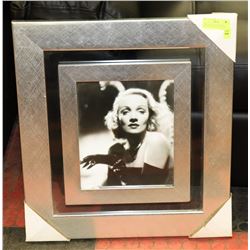 ORNATE NEW SILVER FRAMED SHOW HOME BLACK AND WHITE