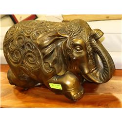 CARVED STYLE ELEPHANT ORNAMENT