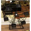 Image 1 : METAL FERRIS WHEEL CANDLE HOLDER