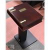 Image 1 : BOOK HOLDER END TABLE, 12"X14"X29.5"
