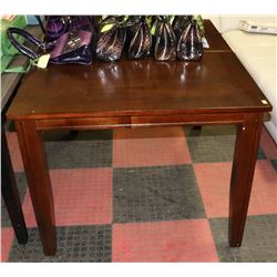WOOD TONE STYLE KITCHEN TABLE, 38"X48"X30"
