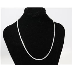 SILVER STAMPED .925 HERRINGBONE CHAIN