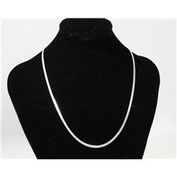 SILVER STAMPED .925 HERRINGBONE CHAIN