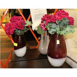 SHOWHOME LOT OF 3 ARTIFICIAL FLOWERS