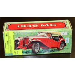 NEW VINTAGE LOOK 1936 MG AVON DECANTER