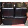 Image 1 : 3 PC STOW AWAY SHOWHOME OTTOMAN SET