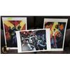Image 1 : SET OF 3 SIGNED, LTD EDITION COLOR PRINTS -2003 -
