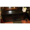 Image 1 : SHOWHOME BLACK TV ENTERTAINMENT STAND