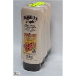 3 BOTTLES OF HAWAIIAN TROPIC SPF50 SUNSCREEN