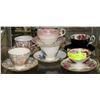 Image 1 : SHELF OF CHINA TEA CUP SETS