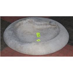 CONCRETE GROUND BIRDBATH 20"