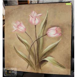 LARGE FLORAL CANVAS PICTURE