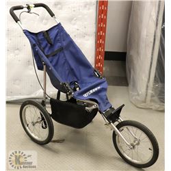 BLUE JOGGER'S STROLLER. SEASONAL