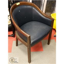 LEATHER GUEST OFFICE CHAIR